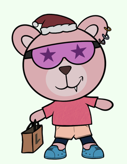 Best Polygon NFT Collection on Opensea - Jolly Teddy Party #8193