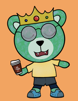 Best Polygon NFT Collection on Opensea - Jolly Teddy Party #8194