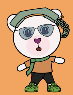 Best Polygon NFT Collection on Opensea - Jolly Teddy Party #8201
