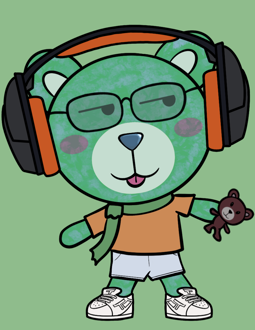 Best Polygon NFT Collection on Opensea - Jolly Teddy Party #8207