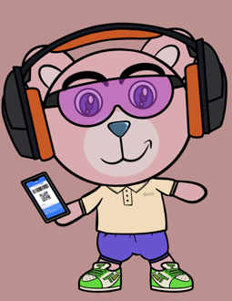 Best Polygon NFT Collection on Opensea - Jolly Teddy Party #8210