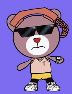 Best Polygon NFT Collection on Opensea - Jolly Teddy Party #8215