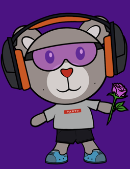 Best Polygon NFT Collection on Opensea - Jolly Teddy Party #8220