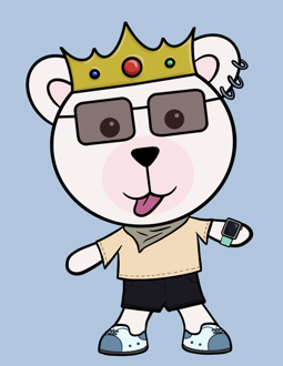 Best Polygon NFT Collection on Opensea - Jolly Teddy Party #8223