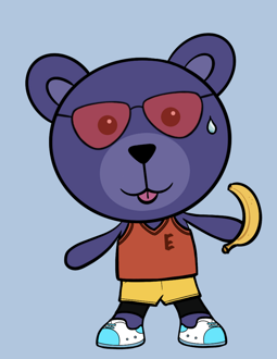Best Polygon NFT Collection on Opensea - Jolly Teddy Party #8227