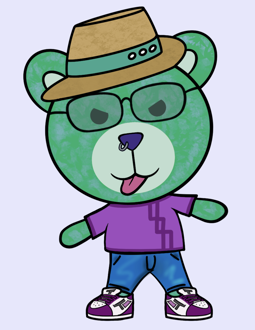 Best Polygon NFT Collection on Opensea - Jolly Teddy Party #823