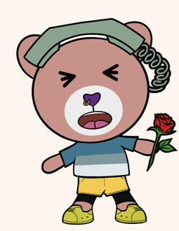 Best Polygon NFT Collection on Opensea - Jolly Teddy Party #8233