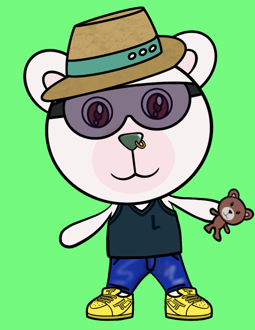 Best Polygon NFT Collection on Opensea - Jolly Teddy Party #8235
