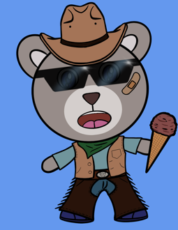 Best Polygon NFT Collection on Opensea - Jolly Teddy Party #8236