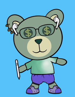 Best Polygon NFT Collection on Opensea - Jolly Teddy Party #8247