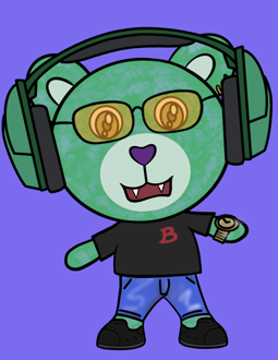 Best Polygon NFT Collection on Opensea - Jolly Teddy Party #8253