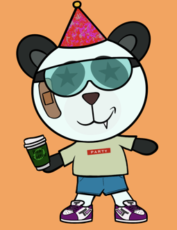 Best Polygon NFT Collection on Opensea - Jolly Teddy Party #8257