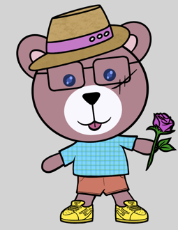 Best Polygon NFT Collection on Opensea - Jolly Teddy Party #8259