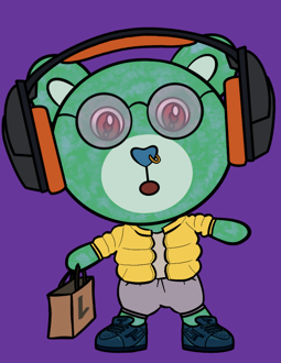 Best Polygon NFT Collection on Opensea - Jolly Teddy Party #8261