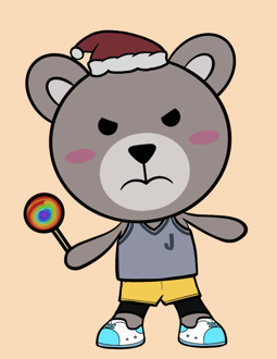 Best Polygon NFT Collection on Opensea - Jolly Teddy Party #8262
