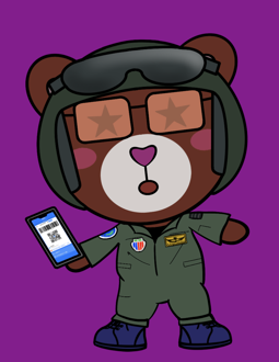 Best Polygon NFT Collection on Opensea - Jolly Teddy Party #8265