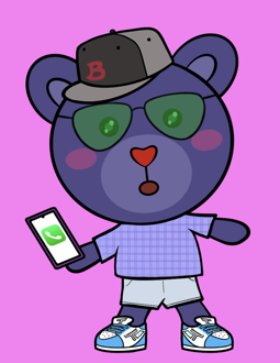 Best Polygon NFT Collection on Opensea - Jolly Teddy Party #8268