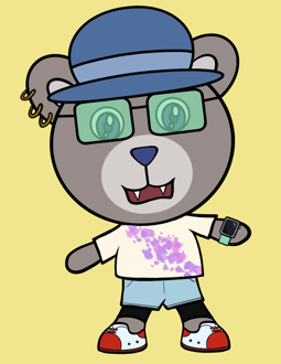 Best Polygon NFT Collection on Opensea - Jolly Teddy Party #8272