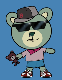 Best Polygon NFT Collection on Opensea - Jolly Teddy Party #8277