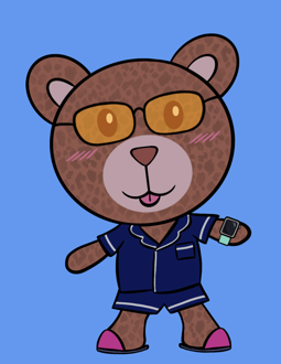 Best Polygon NFT Collection on Opensea - Jolly Teddy Party #8278