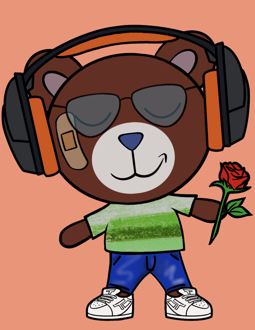 Best Polygon NFT Collection on Opensea - Jolly Teddy Party #829