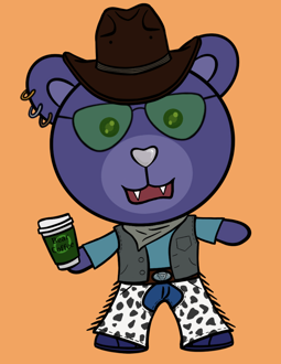 Best Polygon NFT Collection on Opensea - Jolly Teddy Party #8291