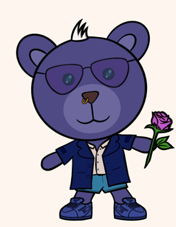 Best Polygon NFT Collection on Opensea - Jolly Teddy Party #8298