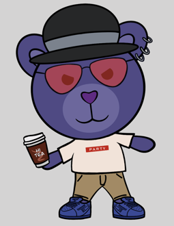 Best Polygon NFT Collection on Opensea - Jolly Teddy Party #8351