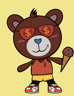 Best Polygon NFT Collection on Opensea - Jolly Teddy Party #8363
