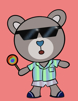 Best Polygon NFT Collection on Opensea - Jolly Teddy Party #8364