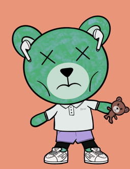 Best Polygon NFT Collection on Opensea - Jolly Teddy Party #8365