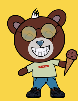 Best Polygon NFT Collection on Opensea - Jolly Teddy Party #8367