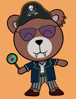 Best Polygon NFT Collection on Opensea - Jolly Teddy Party #837