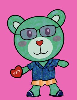 Best Polygon NFT Collection on Opensea - Jolly Teddy Party #8372