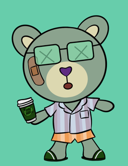 Best Polygon NFT Collection on Opensea - Jolly Teddy Party #8379