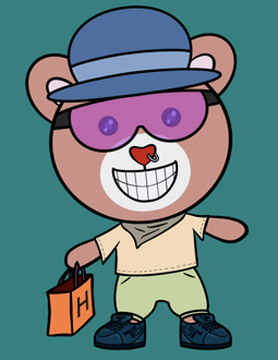 Best Polygon NFT Collection on Opensea - Jolly Teddy Party #8383