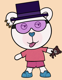 Best Polygon NFT Collection on Opensea - Jolly Teddy Party #8386