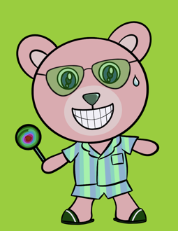 Best Polygon NFT Collection on Opensea - Jolly Teddy Party #8387