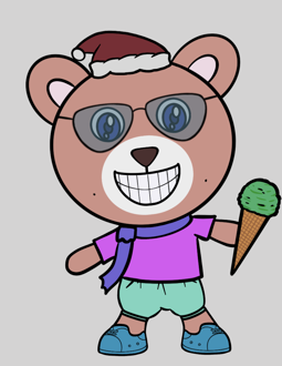 Best Polygon NFT Collection on Opensea - Jolly Teddy Party #8393