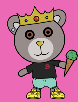 Best Polygon NFT Collection on Opensea - Jolly Teddy Party #8395