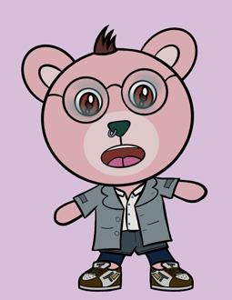 Best Polygon NFT Collection on Opensea - Jolly Teddy Party #8396