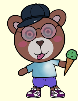 Best Polygon NFT Collection on Opensea - Jolly Teddy Party #8398
