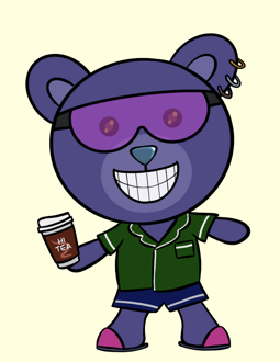 Best Polygon NFT Collection on Opensea - Jolly Teddy Party #8417