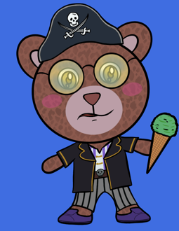 Best Polygon NFT Collection on Opensea - Jolly Teddy Party #8420