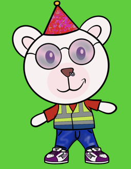 Best Polygon NFT Collection on Opensea - Jolly Teddy Party #8425