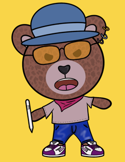 Best Polygon NFT Collection on Opensea - Jolly Teddy Party #8427