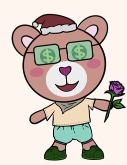 Best Polygon NFT Collection on Opensea - Jolly Teddy Party #8429
