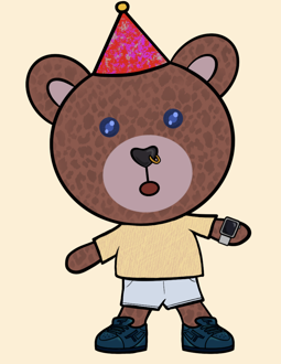 Best Polygon NFT Collection on Opensea - Jolly Teddy Party #8430
