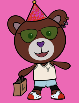 Best Polygon NFT Collection on Opensea - Jolly Teddy Party #8435