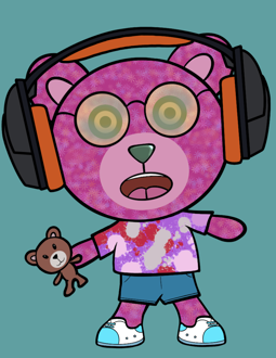 Best Polygon NFT Collection on Opensea - Jolly Teddy Party #8444
